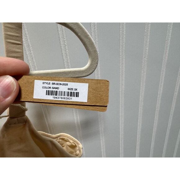 SKIMS Sand Fits Everybody Scoop Bralette BR-SCN-2025 Size 3X - Picture 6 of 7